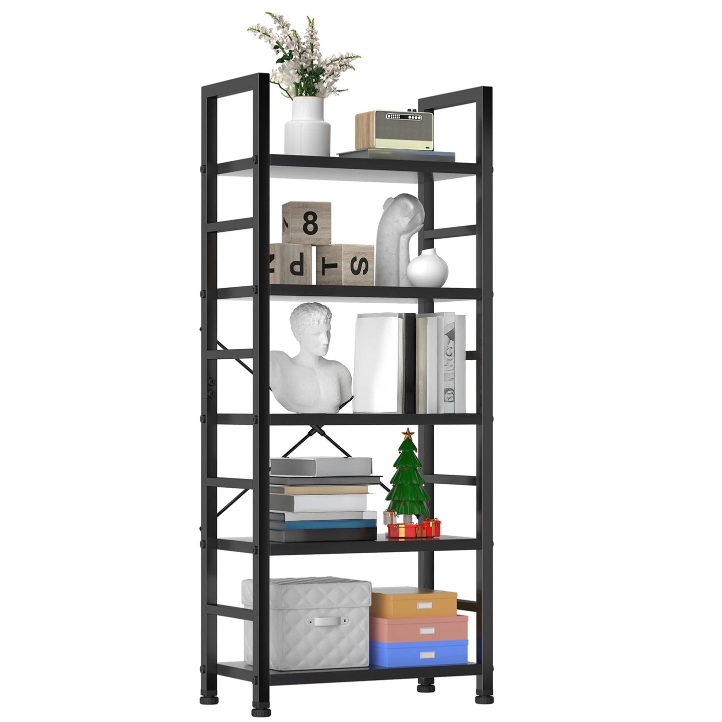5-Tier Bookshelf, Wooden