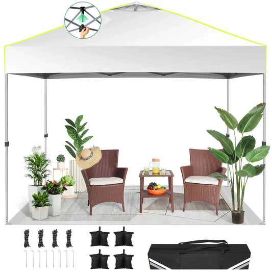 Pop Up Canopy Tent, 10ft x10 ft