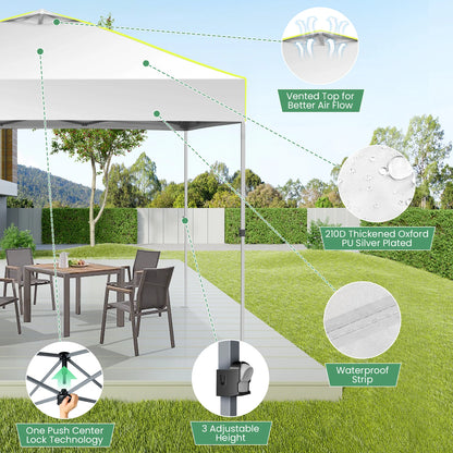 Pop Up Canopy Tent, 10ft x10 ft
