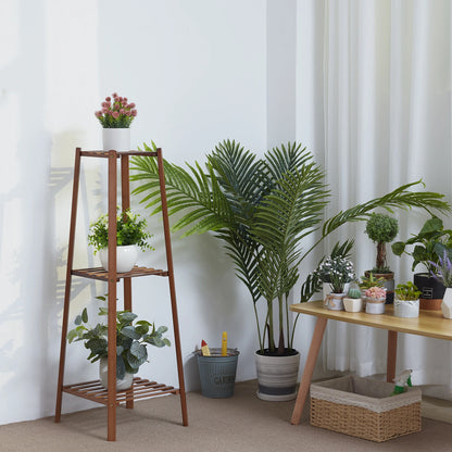 Plant Stand, 77/97/117cm Tall, Bamboo Display Rack
