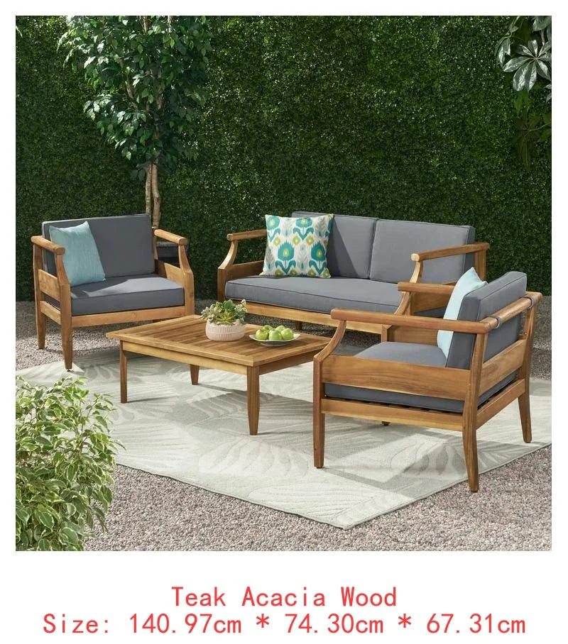 Patio Set - 4-Seat,  Loveseat, Coffee Table, Chairs