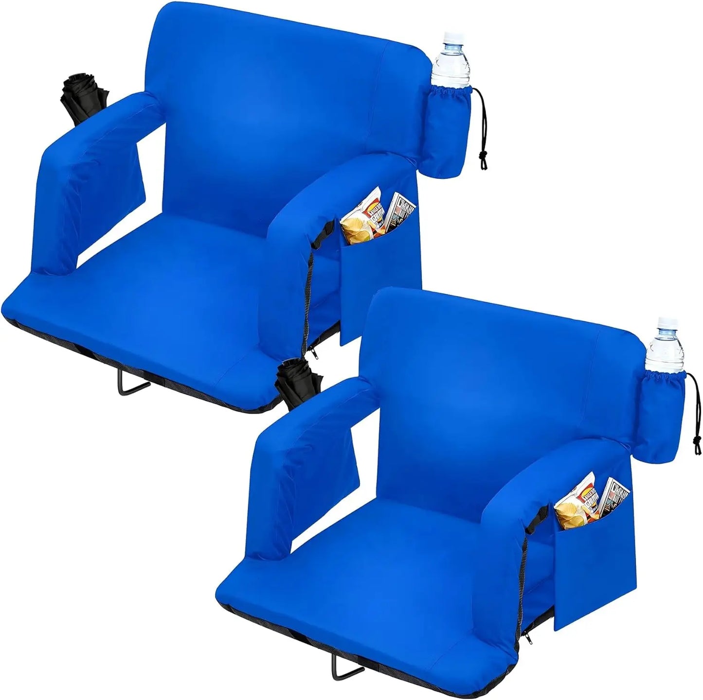 Stadium Seat Chair - Reclining, 2 pieces with Backrest