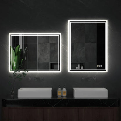 Mirror, LED Backlight, Dimmable and Defog