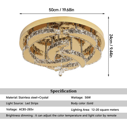 LED Chandelier, Dimmable  Pendant Light