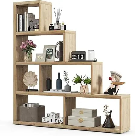 Bookshelf, L Shaped, 6 Cubes, 4 Tier