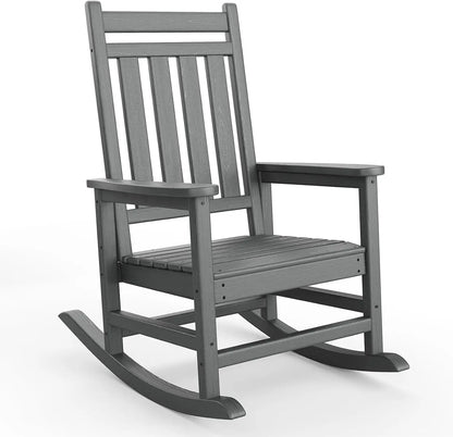 Rocking Chair, Outdoor, All-Weather, 380lbs Weight Capacity
