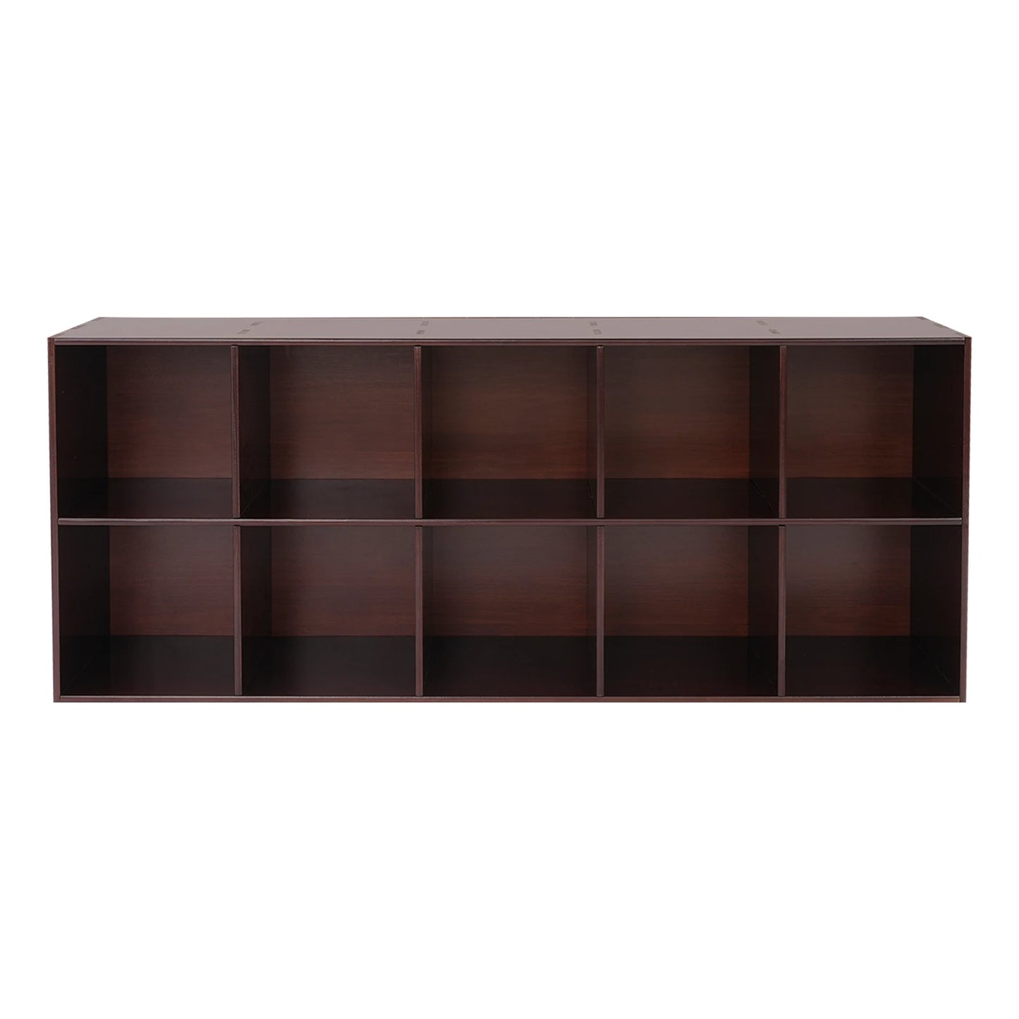 Bookcase, Wood Cube, 10/4 Compartments, Pine