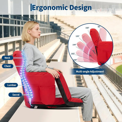Stadium Seat Chair - Reclining, 2 pieces with Backrest