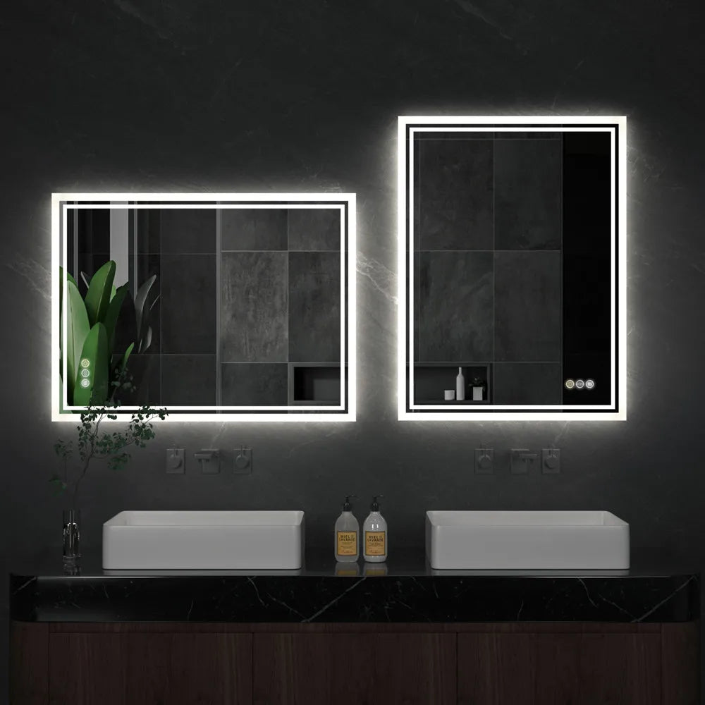 Mirror, LED Backlight, Dimmable and Defog