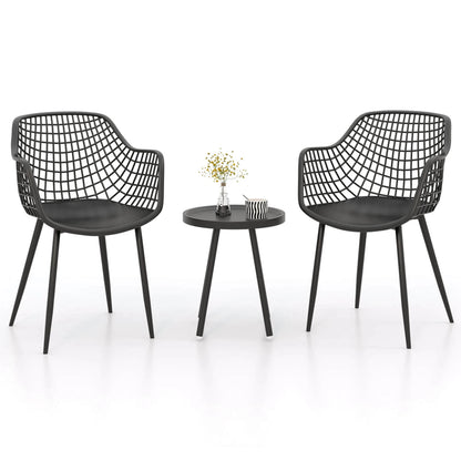 Patio Bistro Set, 3-Piece, Table and Chairs