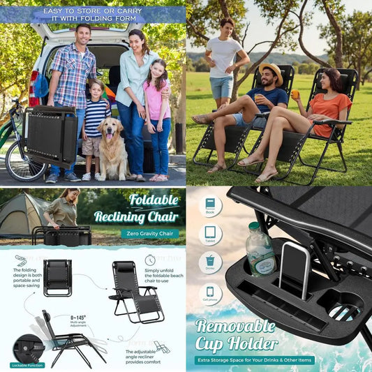 Lounge Chair,  Folding, Zero-Gravity Chair