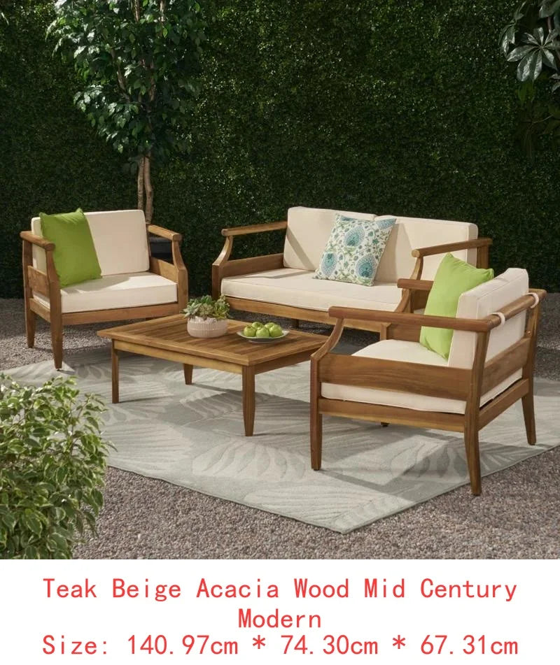 Patio Set - 4-Seat,  Loveseat, Coffee Table, Chairs