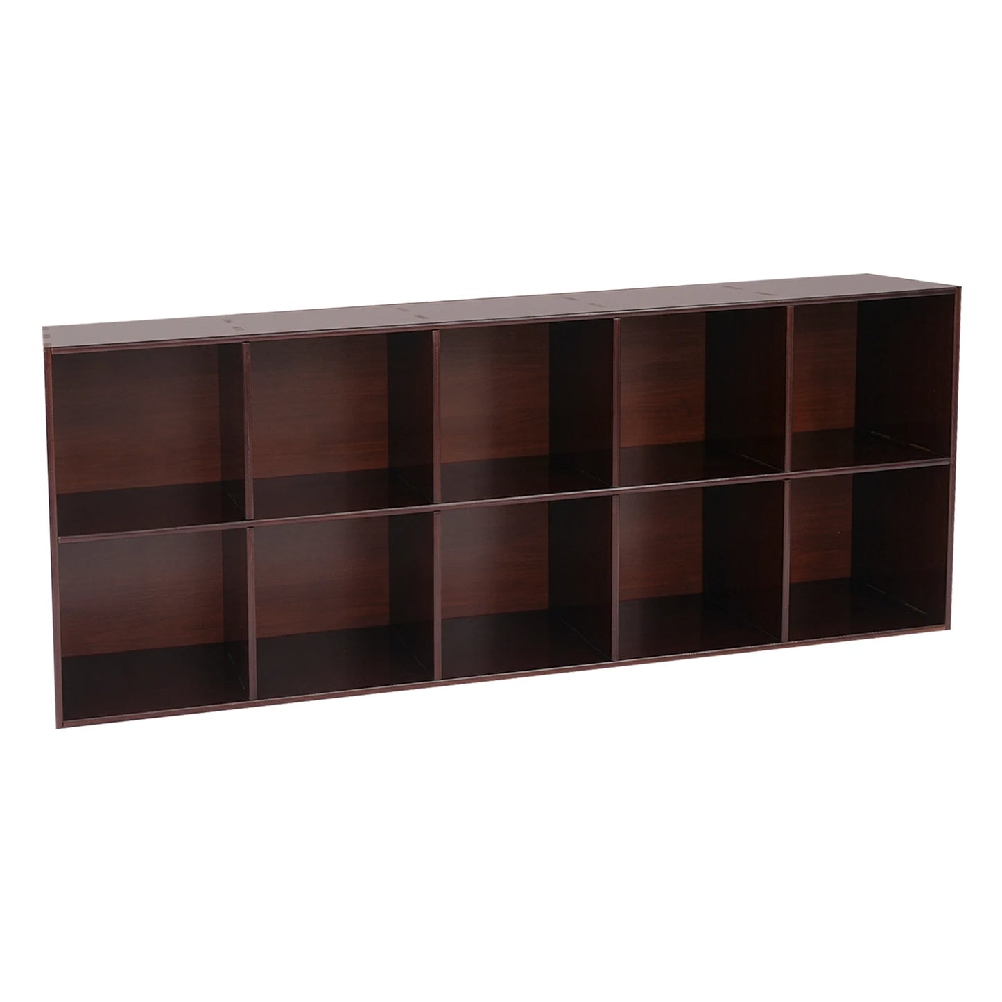 Bookcase, Wood Cube, 10/4 Compartments, Pine