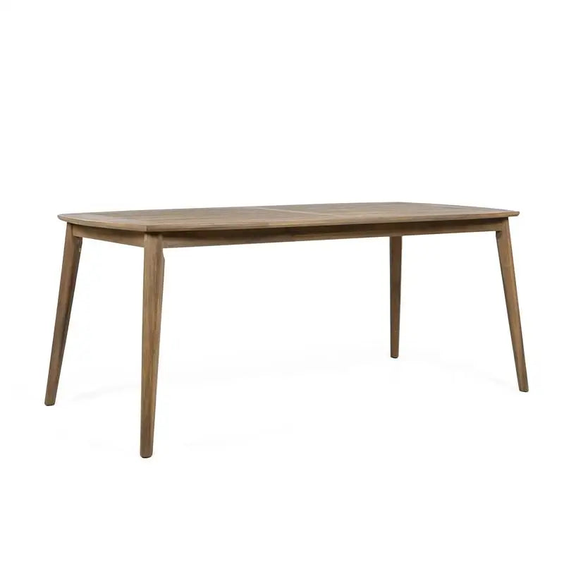 Dining Set - 7-Piece, Acacia Table & 6 Chairs