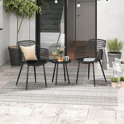 Patio Bistro Set, 3-Piece, Table and Chairs
