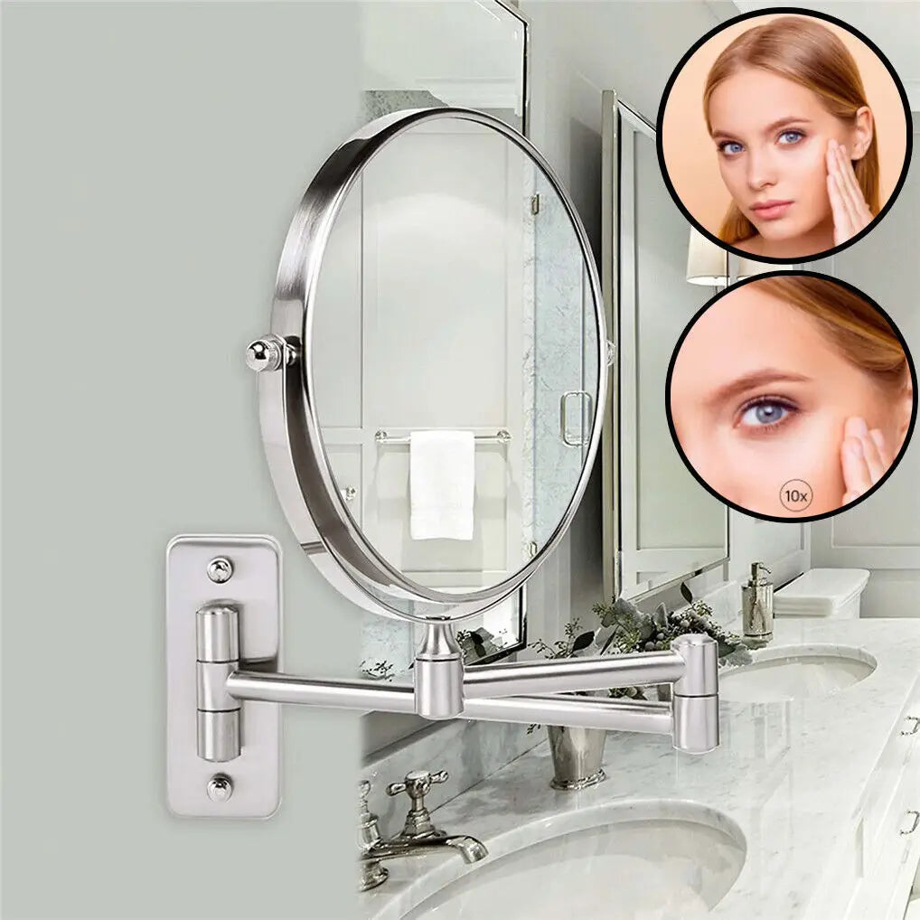 Mirror, 10X Magnifying, Wall Mounted
