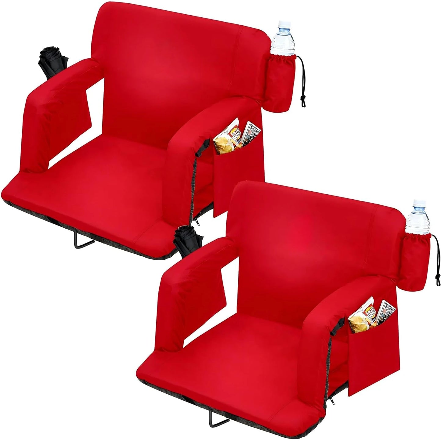 Stadium Seat Chair - Reclining, 2 pieces with Backrest