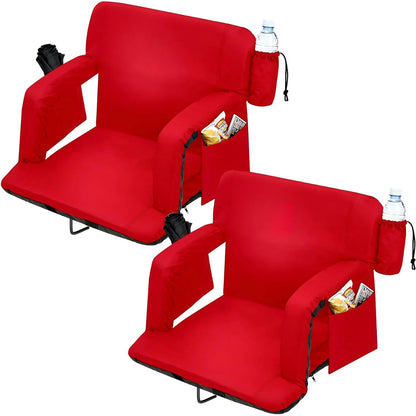 Stadium Seat Chair - Reclining, 2 pieces with Backrest