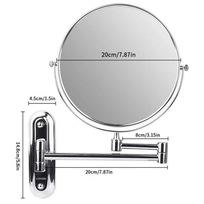 Mirror, 10X Magnifying, Wall Mounted