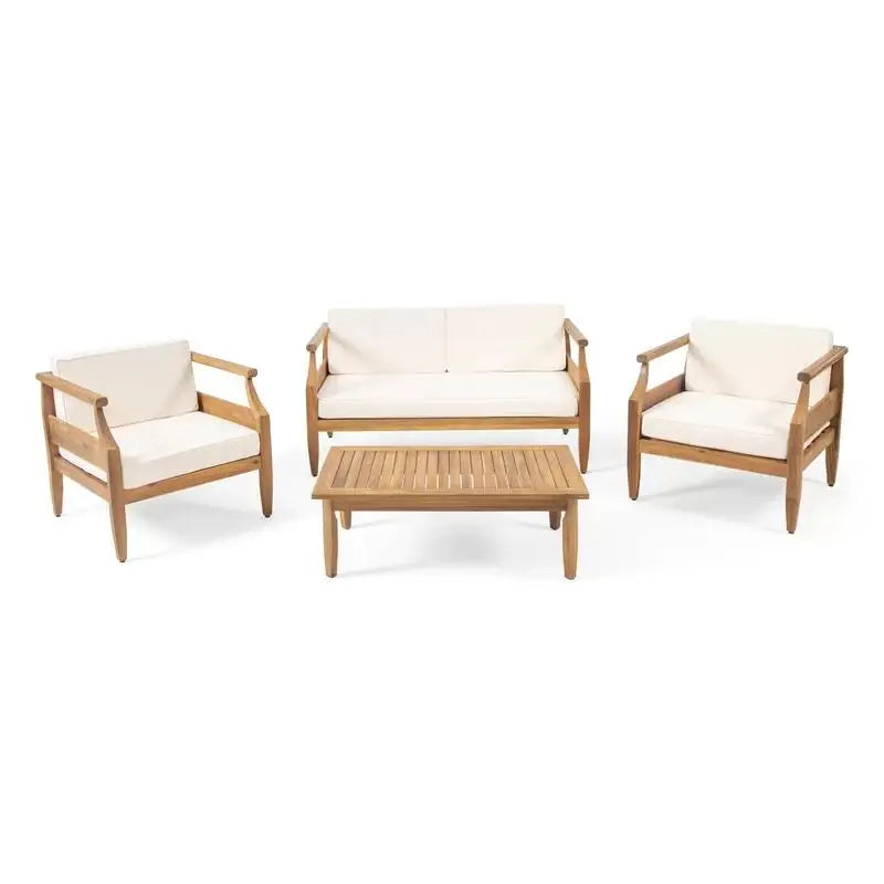 Patio Set - 4-Seat,  Loveseat, Coffee Table, Chairs