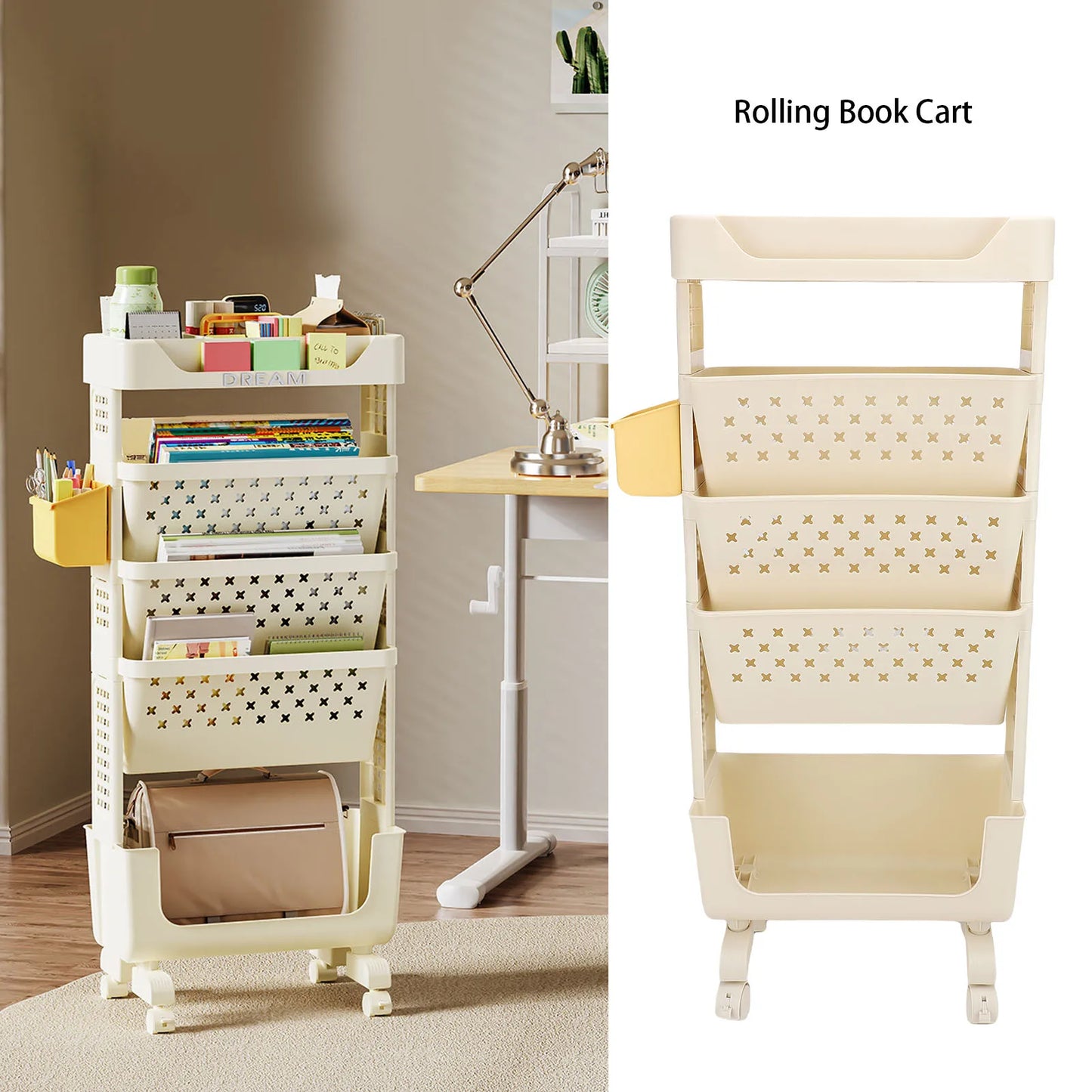 Rolling 5 Tier Utility Organizer