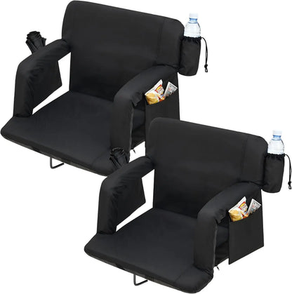 Stadium Seat Chair - Reclining, 2 pieces with Backrest